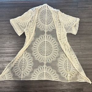 FREE PEOPLE Size Large Lace Tie Around
